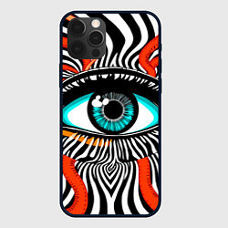 Чехол для iPhone 12 Pro Max Глаз, цвет: 3D-черный