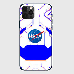 Чехол для iPhone 12 Pro Max NASA cosmos geometry, цвет: 3D-черный