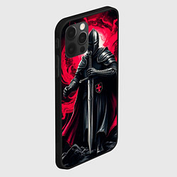 Чехол для iPhone 12 Pro Max Рыцарь-крестоносец ордена красной звезды, цвет: 3D-черный — фото 2