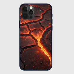 Чехол для iPhone 12 Pro Max Огонь и лава, цвет: 3D-черный