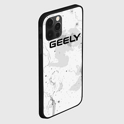 Чехол для iPhone 12 Pro Max Geely светло-серый, цвет: 3D-черный — фото 2