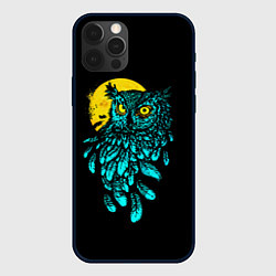 Чехол для iPhone 12 Pro Max Night owl, цвет: 3D-черный