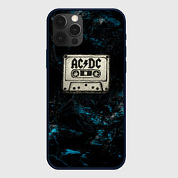 Чехол для iPhone 12 Pro Max ACDC в виде кассеты, цвет: 3D-черный