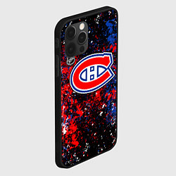 Чехол для iPhone 12 Pro Max Montreal Canadiens NHL black, цвет: 3D-черный — фото 2