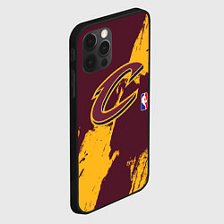 Чехол для iPhone 12 Pro Max Cleveland Cavaliers NBA team, цвет: 3D-черный — фото 2