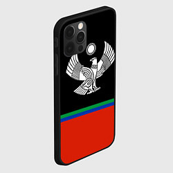 Чехол для iPhone 12 Pro Max Дагестан цвета, цвет: 3D-черный — фото 2