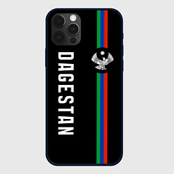 Чехол для iPhone 12 Pro Max Республика - Дагестан, цвет: 3D-черный