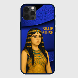 Чехол для iPhone 12 Pro Max Билли Айлиш в образе фараона, цвет: 3D-черный