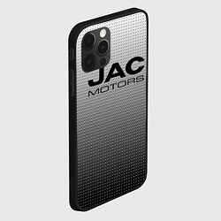 Чехол для iPhone 12 Pro Max Jac motors серый текстурный, цвет: 3D-черный — фото 2
