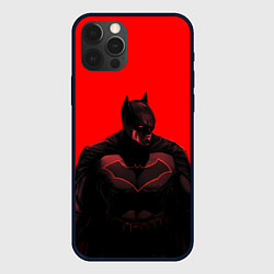 Чехол для iPhone 12 Pro Max Пугающий Бэтмен, цвет: 3D-черный