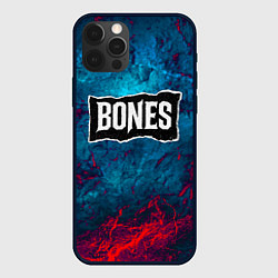 Чехол для iPhone 12 Pro Max Логотип Bones, цвет: 3D-черный