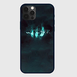 Чехол для iPhone 12 Pro Max The Witcher логотип, цвет: 3D-черный