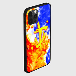 Чехол для iPhone 12 Pro Max Doom битва огня, цвет: 3D-черный — фото 2