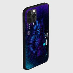 Чехол для iPhone 12 Pro Max Неоновый призрачный самурай, цвет: 3D-черный — фото 2
