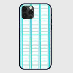 Чехол для iPhone 12 Pro Max Color white cage, цвет: 3D-черный