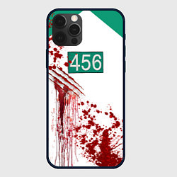 Чехол для iPhone 12 Pro Max Кровавая форма игрока 456 из игры в кальмара, цвет: 3D-черный