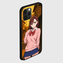 Чехол для iPhone 12 Pro Max Недовольная Сиратори Айра, цвет: 3D-черный — фото 2