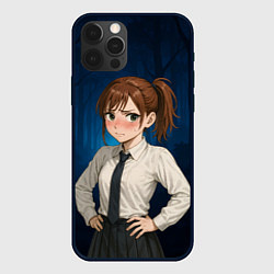 Чехол для iPhone 12 Pro Max Сиратори Айра школьница, цвет: 3D-черный