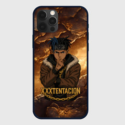 Чехол для iPhone 12 Pro Max XXXTentacion anime style, цвет: 3D-черный