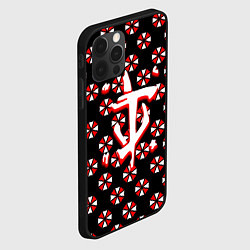 Чехол для iPhone 12 Pro Max Doom x resident evil pattern, цвет: 3D-черный — фото 2
