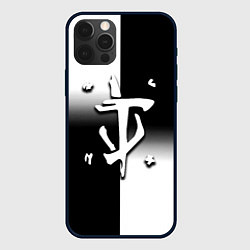 Чехол для iPhone 12 Pro Max Doom black geometry, цвет: 3D-черный