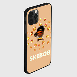 Чехол для iPhone 12 Pro Max Мем скебоб и смайлики, цвет: 3D-черный — фото 2