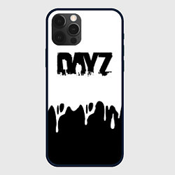 Чехол для iPhone 12 Pro Max DayZ краски подтёки, цвет: 3D-черный