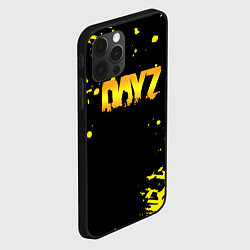 Чехол для iPhone 12 Pro Max Dayz краски желтые краски, цвет: 3D-черный — фото 2