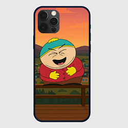 Чехол для iPhone 12 Pro Max Эрик Картман смеется держа живот, цвет: 3D-черный