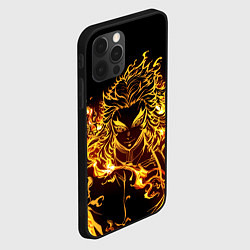 Чехол для iPhone 12 Pro Max Ренгоку Кёджуро, цвет: 3D-черный — фото 2