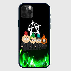 Чехол для iPhone 12 Pro Max Южный парк панки анархисты, цвет: 3D-черный
