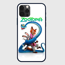 Чехол для iPhone 12 Pro Max Главные герои Зверополис 2, цвет: 3D-черный