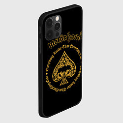 Чехол для iPhone 12 Pro Max Motorhead золото, цвет: 3D-черный — фото 2