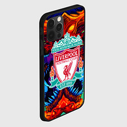 Чехол для iPhone 12 Pro Max Ливерпуль монстр, цвет: 3D-черный — фото 2
