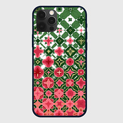Чехол для iPhone 12 Pro Max Розово-зеленая метаморфоза, цвет: 3D-черный