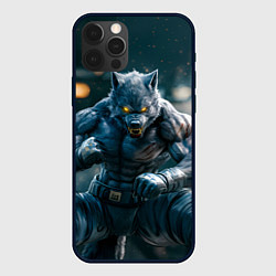 Чехол iPhone 12 Pro Max Волк боец