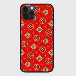 Чехол iPhone 12 Pro Max Яркий узор в этническом стиле