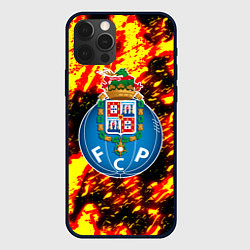 Чехол для iPhone 12 Pro Max Porto огненые краски, цвет: 3D-черный
