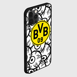 Чехол для iPhone 12 Pro Max Borussia глаза текстура, цвет: 3D-черный — фото 2