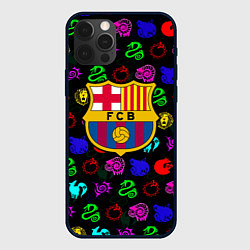 Чехол iPhone 12 Pro Max Barcelona neon games logo