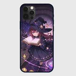 Чехол iPhone 12 Pro Max Аниме Ведьма Читает Книгу Заклинаний