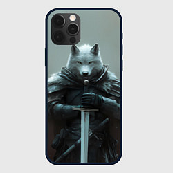 Чехол iPhone 12 Pro Max Волк и меч