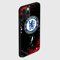 Чехол для iPhone 12 Pro Max Chelsea брызги красок текстура, цвет: 3D-черный — фото 2