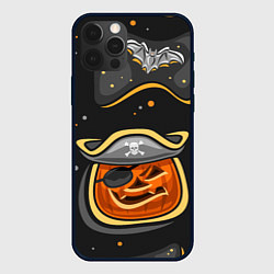 Чехол для iPhone 12 Pro Max Пиратский хэллоуин, цвет: 3D-черный