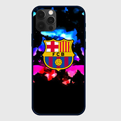 Чехол iPhone 12 Pro Max Барселона неоновые бабочки