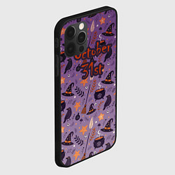 Чехол для iPhone 12 Pro Max 31 октября, цвет: 3D-черный — фото 2