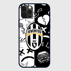 Чехол iPhone 12 Pro Max Lill Peep x juventus logo
