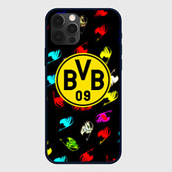 Чехол для iPhone 12 Pro Max Borussia хвост феи неон, цвет: 3D-черный