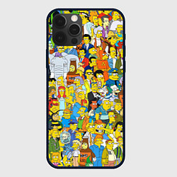 Чехол для iPhone 12 Pro Max Simpsons Stories, цвет: 3D-черный
