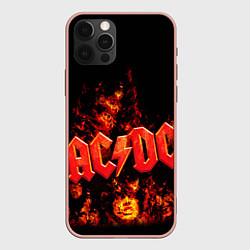 Чехол iPhone 12 Pro Max AC/DC Flame